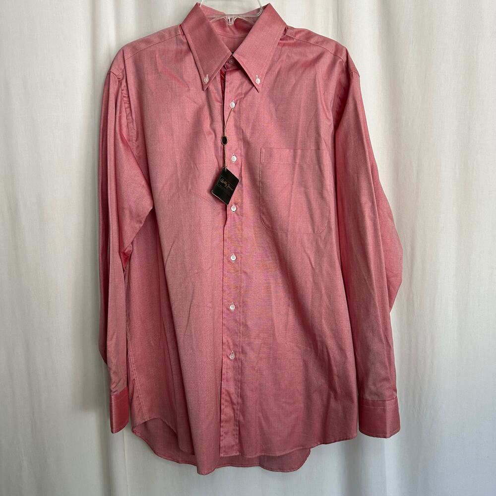 Bobby Jones Collection Men's Cotton Shirt Golf Motif‎ Made in Italy NWT Size M